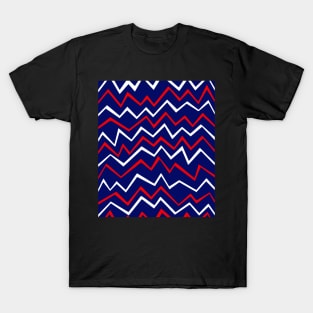 Zig Zag Blue T-Shirt